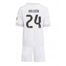 Real Madrid Dean Huijsen #24 Hjemmedraktsett Barn 2025-26 Kortermet (+ korte bukser)